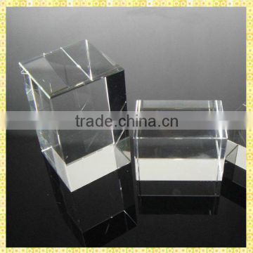 New Arrival 3D Laser Dragon Crystal Cube For Business Cooperation Gifts