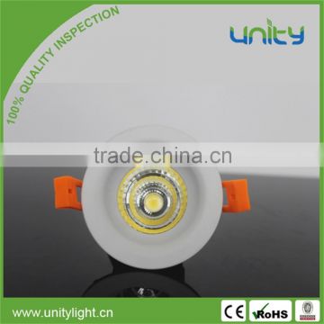 Natural White Aluminum Body Round LED Ceiling Downlight 7W with CE RoHS Certification