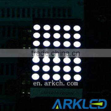 SMD 1.2 inch ROHS elevator dot matrix led display with white color