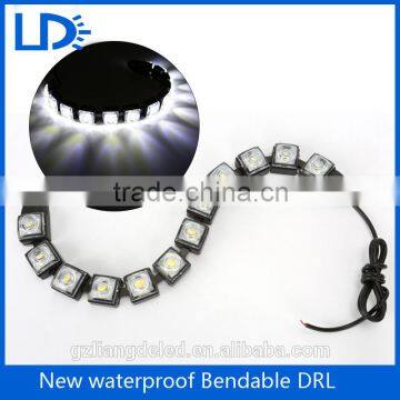 12 LEDs Waterproof Bendable lighting led light in car bulb lights led