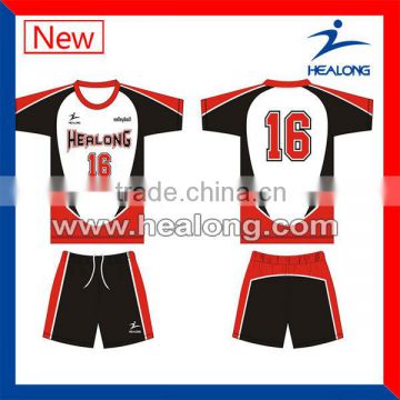 popular design custom made volleyball uniform for selling