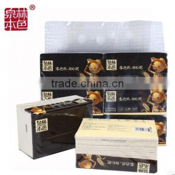100% Virgin Wheat Straw Pulp soft and safe facial tissue