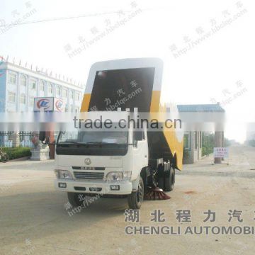 Dongfeng 4*2 runway mechanical sweeper truck