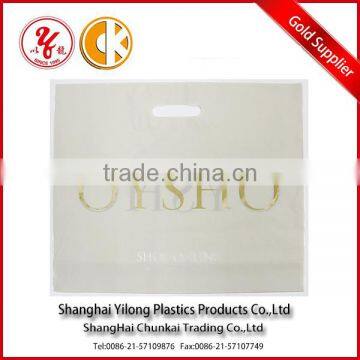 Customized high quality die cut bags with reinforced handles