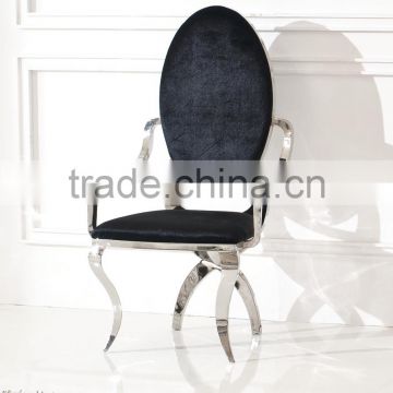 PU leather stainless steel simple chairs B404