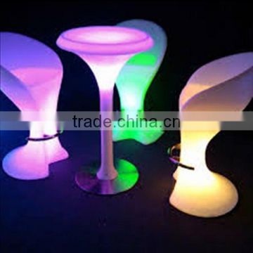 new style night club glowing furniture led illuminated bar stool parts