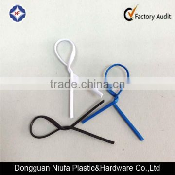 PVC plastic coated single iron wire twist ties for binding