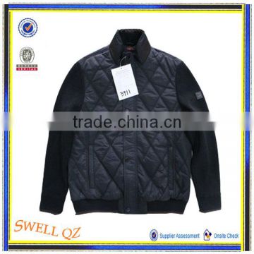 2016 Newest winter fashion polyester quilted jacket for men