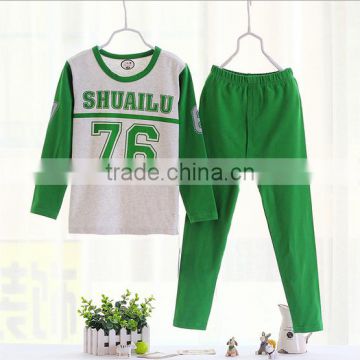custom unisex children single jersey pajamas