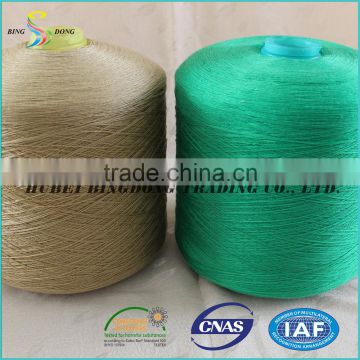 20/6 TFO dyed colors polyester spun yarn from china
