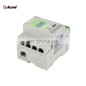 3 channel Acrel 3P3W 3P4W ADW210-D10-3s multi circuit power meter with modbus pulse output lcd display