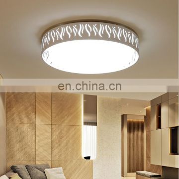 Modern LED Ceiling Light Round Bedroom Simple Living Restaurant Lighting