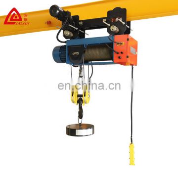 Export configuration 3 ton steel rope hoist with strict inspection