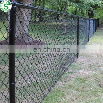 Cheap privacy mesh chain link fence cyclone wire fencing