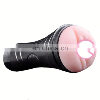 Factory new style Intelligent Bussy Silicone Aircraft Vibrating Electric Masturbator Cup flashlight toy bussy vibration