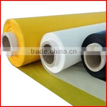 hebei cheap white and yellow 380 mesh polyester screen printing mesh fabric(manufacturer)