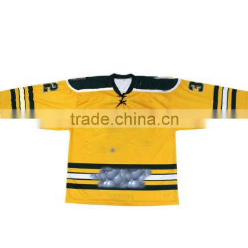 custom 100% polyester youth hockey jersey