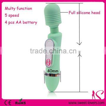 China wholesale multy speed Electric Vibrator vibrating body Wand Massager