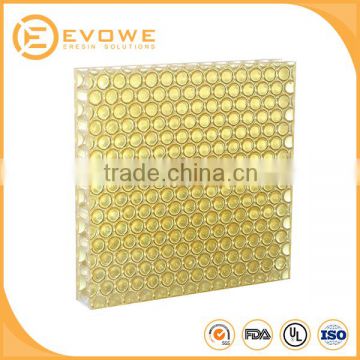Hot selling stunning decorative tanslucent honeycomb resin panels
