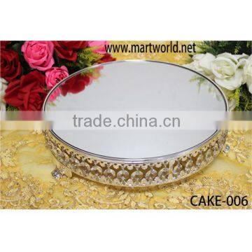 Good quality wedding cake stand with crystal for sale, cake stand wedding for wedding&party&hotel decoration(CAKE-006)                        
                                                Quality Choice