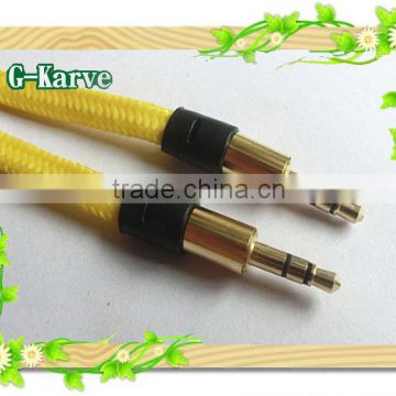 braided fabric audio cable