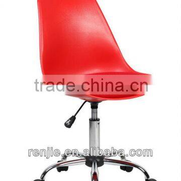 colored PP new material swivel office chairs