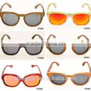 classic retro vintage UV400 mirror lens European design bamboo wooden polarized sunglasses sun glasses                        
                                                                                Supplier's Choice