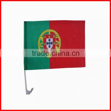 30*45cm car window flag,Portugal flag,silk screen flag