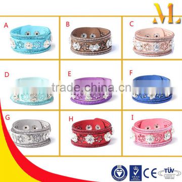 MBRL35 Hot Sell like hot cakes colorful hollow out rhinestone star bracelet