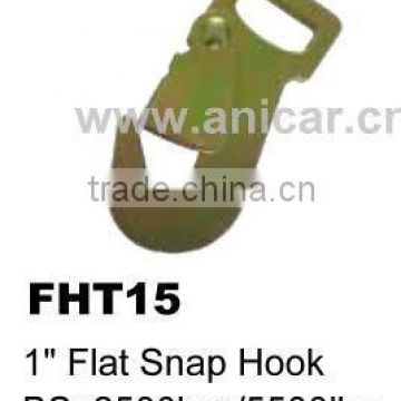 FHT15 1" Flat Snap Hook for Tie Down webbing