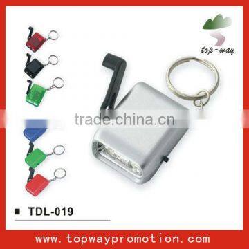 Hot sell promotion mini dynamo led torch