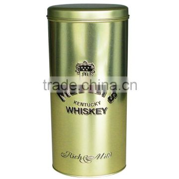 Oval Wine tin box for whisky packing
