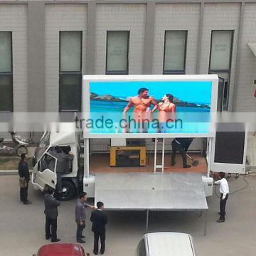 China hot sale outdoor advertising p10 truck led display screen