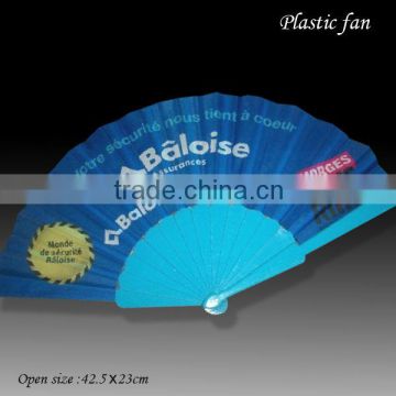 Colorful fabric foldable fan