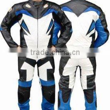 DL-1302 (Super Deal) Leather Motorbike Suit , Leather Sports Wears