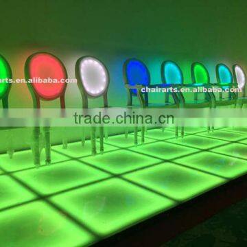 High Quality Led Light Up Bar Chairs for commercial party wedding use