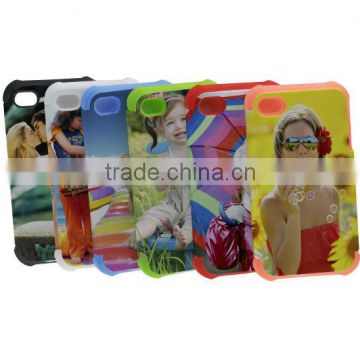Phone Case for Iphone 4/4S; 3D Sublimation Phone Case; 3D Case for IPhone 4/4s; Silicone Phone case for Iphone 4/4S
