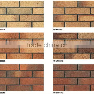 stone wall facade tile panel, clay wall split tile,split tile brick, facade tiles,facade curtain wall system,outdoor wall tile