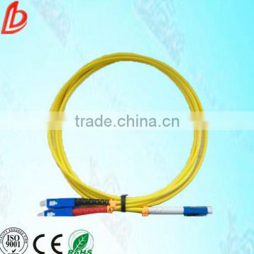 singlemode duplex 9/125 duplex sc-lc optical fiber patch cord /jumper
