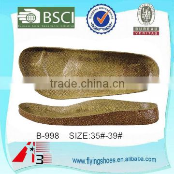 china fujian soft cork sole slipper