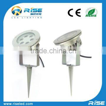 factory supply color changing 6*1W led spike light