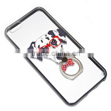 print TPU+PC back cover bumper case with ring kickstand for Alcatel flash one touch pop c d 7 6 5 4 3 2 star fierce xl pixi 3 4.