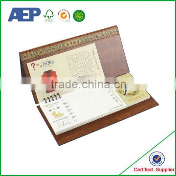 folding printed high quality Printed creative calendar 2016 with competitive price factory making