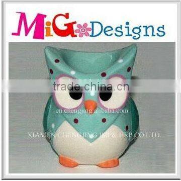Owl Design Ceramic Lovely Egg Holder Gift