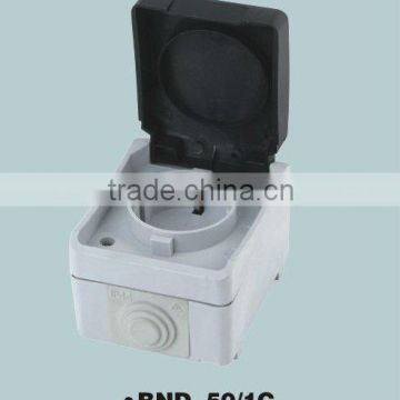 Waterproof Switch and Socket for Germany Market