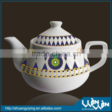 ceramic tea pot in color design WWTP13031