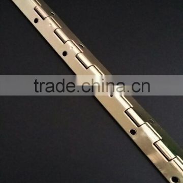 copper golden color continuous piano hinge for furniture