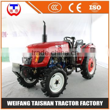 Tread adjustable 4wd compact farm tractor