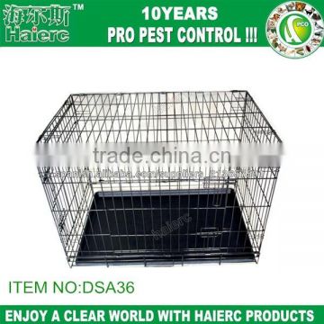 Haierc Pet folding Crates Puppy Dog Cat metal foldable cages 24 30 36 42 48 inch handle(DSA30)