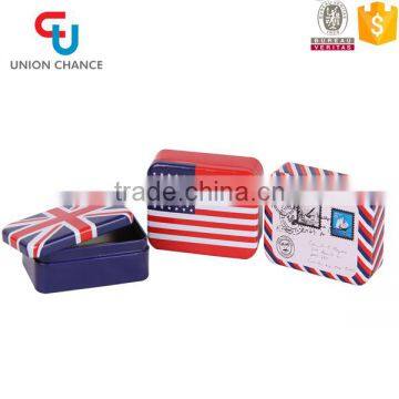 City Style Design Small Rectangle Tin Box Gift Tin Box